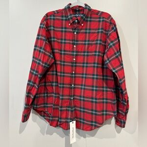 Ralph Lauren Red Plaid Button-Down Shirt